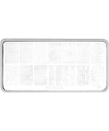 Neonail Stamping Plate 11 | Nail Art & Design Stencil | French Nails Stamp Schablone | Perfect for Creative Nail Designs - Buy Online on SooperMarket.com