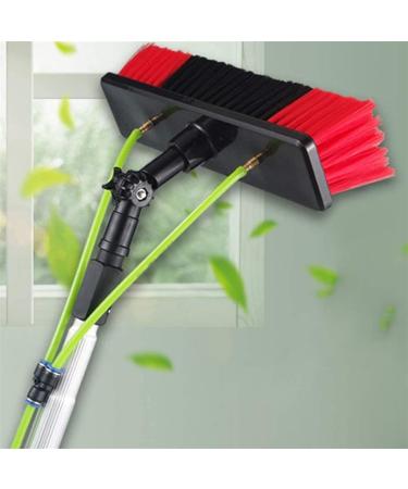 Photovoltaic Panel Cleaning Water Fed Telescopic Brush Window Clean Extendable Cleaner Conservatory Roof Cleaning Tools Brush/Brush Head (Color : 5m Rod Size : 50Cm Brush Head) (6m Rod 30Cm B 6m Rod 30Cm Brush Head