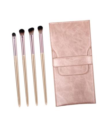 WOONEKY 1 4pcs Eye Makeup Brushes Eyeliner Brush Mini Brush Makeup Brush Kit Beauty Brush Plastic Pink