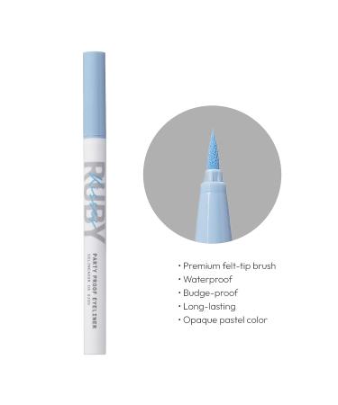 Ruby Kisses Party Proof Eyeliner - Dreamy Blue | Waterproof & Long-lasting - Buy Online on SooperMarket.com