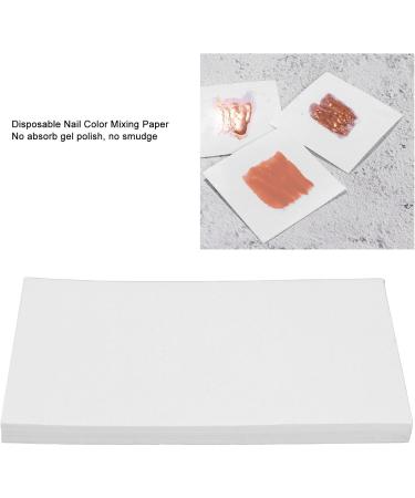 Nail Art Mixing Paper ANGGREK Gel Polish Palette Paper Disposable Nail Art Mixing Paper Nail Color Mixing Paper for Nail Artist Beginner Home Salon - Buy Online on SooperMarket.com