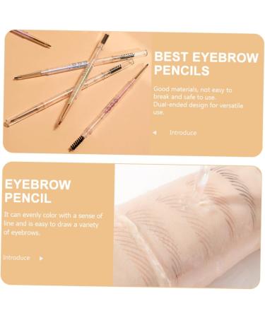 MUSISALY 5pcs Anti-perspiration Eyebrow Pens Ash Brown Eyebrow Pencil Brow Pencils Best Eyebrow Pencil Paste - Buy Online on SooperMarket.com