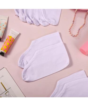 Heyu-Lotus Moisturizing Socks - 6 Pairs Overnight Foot Spa Cotton Socks for Dry Cracked Feet - Buy Online on SooperMarket.com