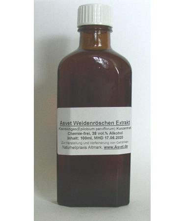 Asvet 100ml willowherb drops small-flowered willowherb tincture prepared without chemicals!