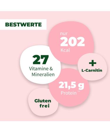 Smillary Shake Strawberry Protein Powder - 25 Portions Meal Replacement | Gluten-Free & Vegetarian Protein Drink - Buy Online on SooperMarket.com