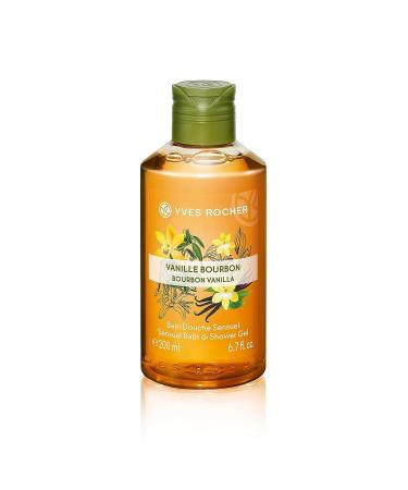 Yves Rocher Les Plaisirs Nature Sensual Bath & Shower Gel Bourbon Vanilla - 200 ml./6.7 fl.oz.