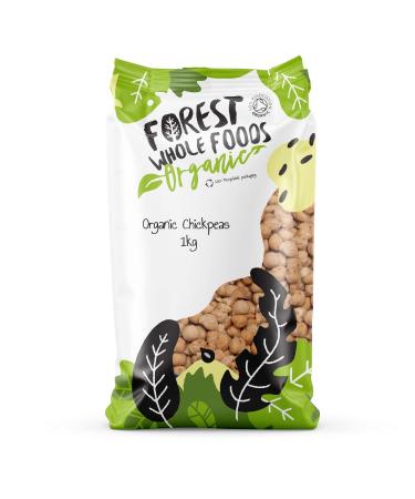 Forest Whole Foods Organic Chickpeas (1kg) 1 kg (Pack of 1)