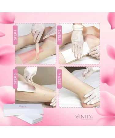 Vanity UK 2500 pcs Paper Wax Strips Salon Professional Quality Waxing for Men and Women Body Facial - Buy Online on SooperMarket.com