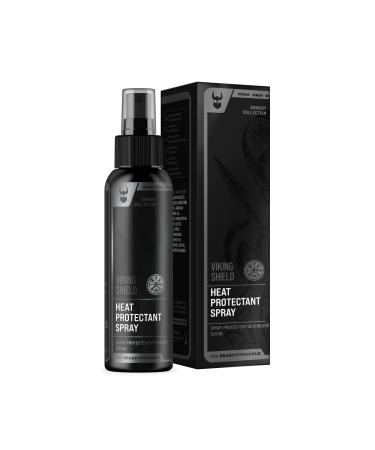 Viking Shield Heat Protectant Spray for Men - Argan Oil Thermal Protector for Beard and Hair Protects Up To 450 F - 4 Fl Oz