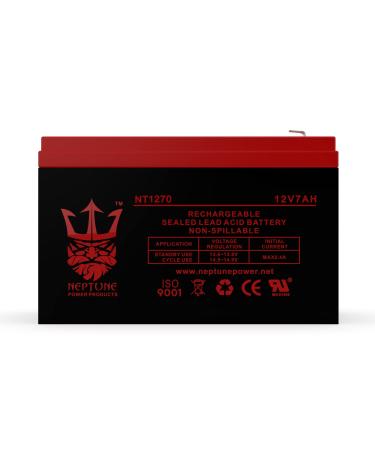 Neptune Brand replacement Battery for ExpertPower 12V 7 Amp EXP1270 Rechargeable Lead Acid Battery