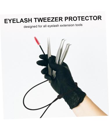 PLAFOPE Eyelash Tweezers Wristbands Wrist Bands Wrist Strap Lash Tweezers Holder Lash Tweezer Wristband Eyelash Separator Tool Lash Applicator Holder Eyelash Tweezer Protector 26.00X1.00X0.50CM - Buy Online on SooperMarket.com