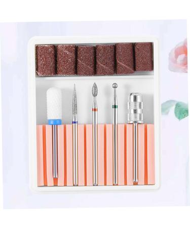 POPETPOP 1 Set Manicure Drill Bits Electric File for Nails Drill Bits for Nails Sturdy Drill Bits Nail Art Equipment Rechargeable Nail File Nail Drill Bits Manicure Tools Pink Ceramics 6.5x5.5cm Pink - Buy Online on SooperMarket.com