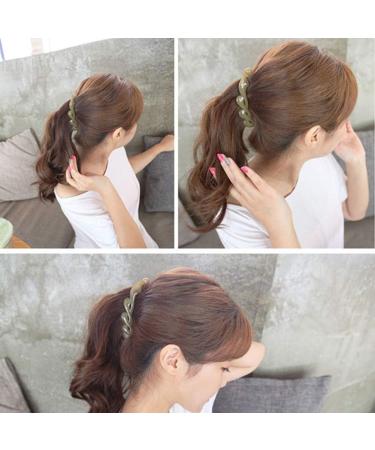 Banana Style Hair Clip Ponytail Lady Gift Girl Women Hairpin Headwear Accessories Attractive Design - Buy Online on SooperMarket.com