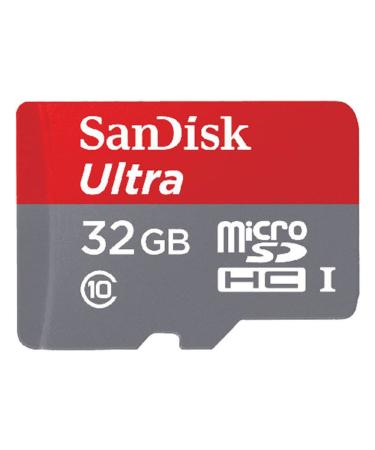 SanDisk Ultra 32GB UHS-I/Class 10 Micro SDHC Memory Card With Adapter - SDSDQUAN-032G-G4A