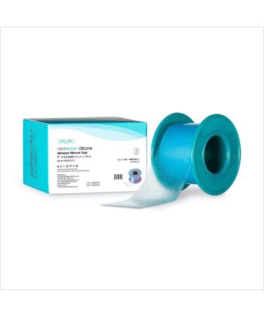 Medvance Soft Silicone Tape with Perforation for Easy Cut Size - 1 Width (1 Pack  1.5 Yards)