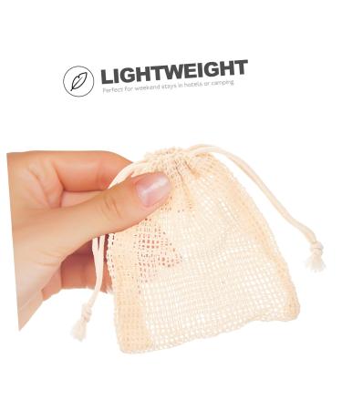 FRCOLOR 32 Pcs Exfoliating Soap Storage Bags - Mesh Bubble Makers in Assorted Colors - Perfect for Soap Bars & Suds | Eco-Friendly Cotton Linen Sachets - Buy Online on SooperMarket.com