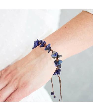 TENDYCOCO stone bracelet bracelets aesthetic bracelets adjustable bracelet natural adjustable rope stone bracelets agate birthday present Miss to weave crystal gravel beaded gravel crystal - Buy Online on SooperMarket.com