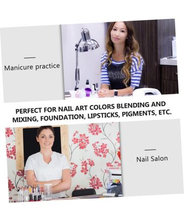 Didiseaon 2 Sets Palette Set - Stainless Steel Nail Art & Makeup Mixing Trays | Pigment Paint Scraper & Cosmetic Tools for Professional Nail Color Art - Buy Online on SooperMarket.com