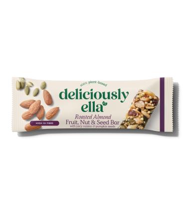 Deliciously Ella - Fruit Nut and Seed bar Gluten-Free Vegan Friendly Healthy Snack 40g (12 bars) (Almond) Almond 12x 40g