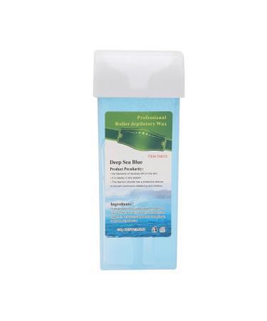 Deproxy wax scrolls re-filling wax for hair removal for home salon cartridge depilatory wax for armpit legs 3.5 OZ (sea blue)
