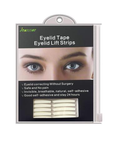 Double Eyelid Tape Stickers Eyelid Correcting Strips Instant Eyelid Lift Strips for Hooded Droopy Uneven Mono-eyelids Sticky on Both Sides