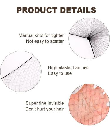 URAQT Hair Bun Set - 35 Invisible Hair Nets, 45 U Shaped Hair Pins - Black Hair Bun Holder Kit for Women - 80pcs - Buy Online on SooperMarket.com