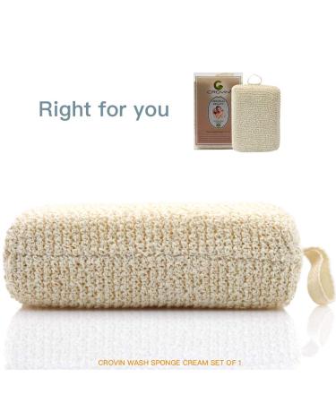 CROVIN Bath Shower Wash Sponge for Men and Women - Gentle Exfoliating Sponge for a Refreshing Bath Experience - Buy Online on SooperMarket.com
