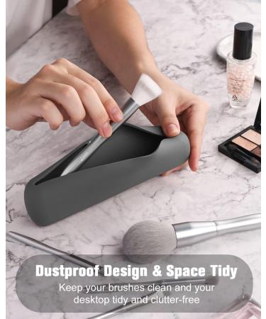 Fnyes Travel Makeup Brush Holder S Gray | Compact & Stylish for On-the-Go Beauty - Buy Online on SooperMarket.com
