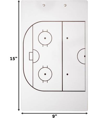 Murray Sporting Goods Ice Hockey Coaches Clipboard - Double-Sided Dry Erase Organizer - Buy Online on SooperMarket.com