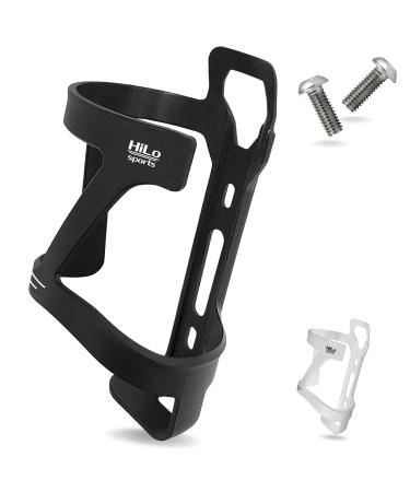 Hilo Sports bicycle bottle holder Side removal - ultra -light bike beverage owner 33 grams - Bicycle bottle bracket including 2 screws (black)