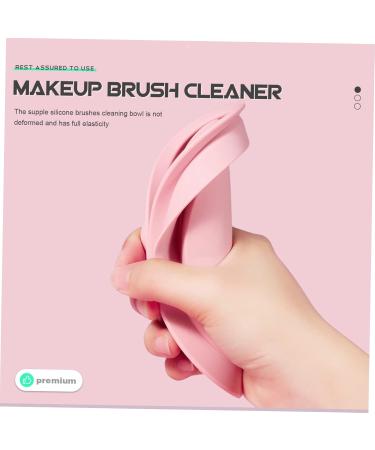 WOFASHPURET 1 Set Makeup Brush Cleaning Silicone Brush Cleaner Portable Hanging Rack for Clothes Makeuo Laundry Racks for Drying Clothes Foldable Makeup Puff Beauty Egg Fabric Makeup Egg - Buy Online on SooperMarket.com