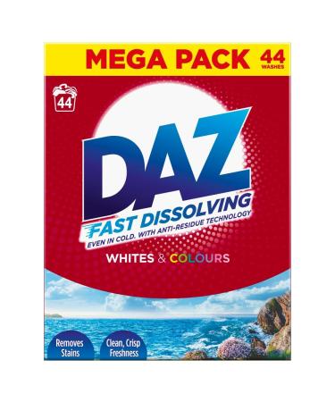Daz Washing Powder For Whites & Colours 44 Washes 2.2kg