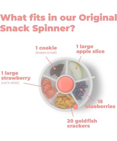 GoBe Kids Snack Spinner Bundle - No Spill Leakproof Taro Purple S | BPA & PVC Free | Reusable 5 Compartment Snack Container with Hand Strap - Buy Online on SooperMarket.com