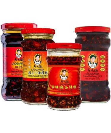 Laoganma Crispy Chilli in Oil - 4 Assorted Flavours