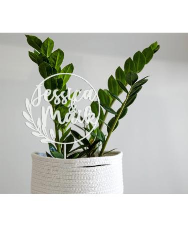 Personalized Cake Topper with Name - Natural Wood Decoration | Birch Multiplex Acrylic Accessory for Any Occasion - Buy Online on SooperMarket.com