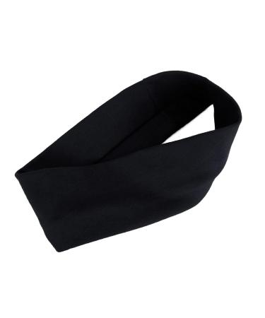MapofBeauty 3 Pack Yoga Headbands - Stretchy Cotton Hair Wraps for Sport Running and Gym (Black & White) - International Shipping Available - Buy Online on SooperMarket.com