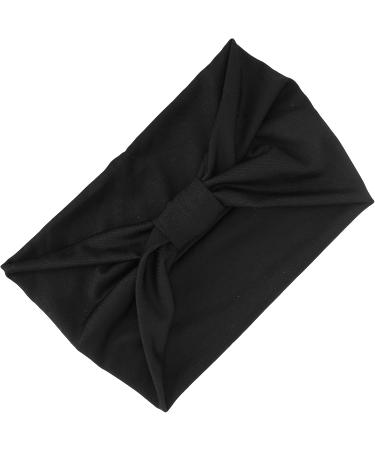 Twist Headbands Fabric Cross Twist Hair Band Knot Non-slip Stretchy Headband Women's Hair Band Accessories (Black) - Buy Online on SooperMarket.com