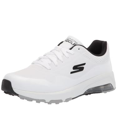 Skechers Men's Go Skech-air Dos Relaxed Fit Golf Shoe 10 White/Black