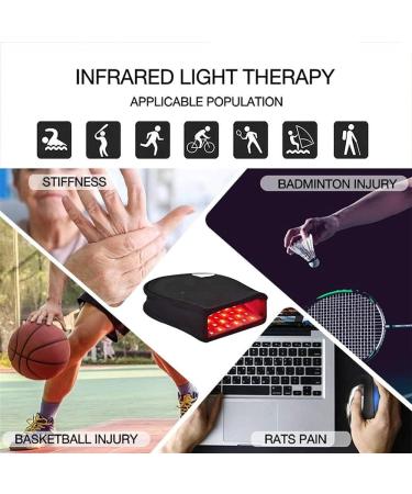 Feet LED Therapy Device with 90 Pcs 660nm+90 Pcs 850nm Wavelength Adjustable 3 Modes and 3 Levels of Time Deep Muscle Relaxation for Home Office - Buy Online on SooperMarket.com