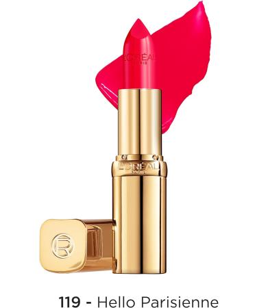 L'Or al Paris Color Riche Satin Smooth Lipstick Moisturising Pure Pigment Lip Colour With Omega 3 & Vitamin E 119 Amour Amour 119 1 count (Pack of 1) - Buy Online on SooperMarket.com