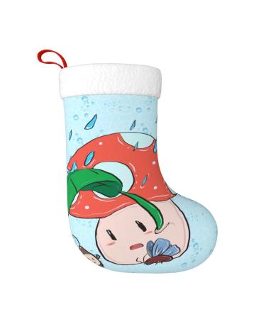 YYHHAOFA Sunflower Seeds and Mushroom Christmas Decorative Stockings : Soft Light and Tactile Suitable for Christmas Halloween