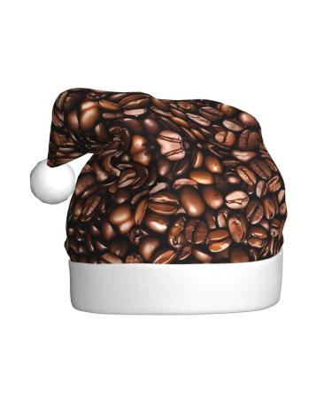 Chrysm Festive Christmas Hat Long-Lasting Color Perfect Accessory For Holiday Parties Adult Sizegraffiti Lips Funny Roasted Coffee Beans One Size