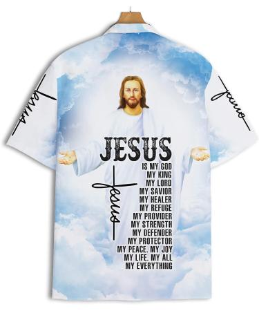 Vintage Funny Superheroes Eyes Hawaiian Shirt Jesus - XX-Large - Buy Online on SooperMarket.com