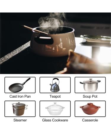 24 Electric Radiant Cooktop with 4 Burners, Smooth Ceramic Glass, 9 Power Levels, Timer Function and Child Lock - 240V - Buy Online on SooperMarket.com