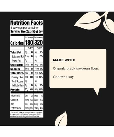 EXPLORE CUISINE Organic Black Bean Spaghetti  High Protein  Gluten Free Pasta  Easy to Make - USDA Certified Organic  Vegan  Kosher  Non GMO - 8 Ounce (Pack of 6) - Buy Online on SooperMarket.com