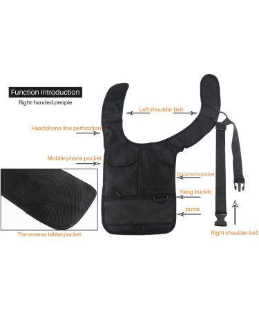 BlueStraw Anti-Thief Underarm Shoulder Bag | Concealed Multi-Purpose Safety Wallet | Right-Handed Men/Women Armpit Storage - Buy Online on SooperMarket.com