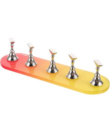 minkissy 3 Sets Nail Practice Holder Nail Art Practice Decorative Nail Racks Creative Nail Stands Nail Racks for Nail Art Magnetic Nail Display Nail Decor Bracket Plastic Strip - Buy Online on SooperMarket.com
