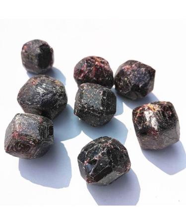 20 30mm Natural Rough Garnet Crystal Stone Raw semiprecious Tumbled Stone (Color : 300g)