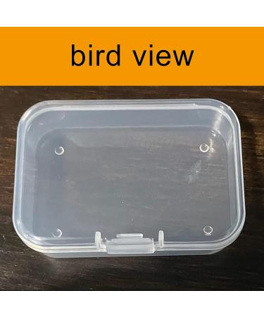 Wotermly 20pcs Mini Storage Containers - Clear Plastic Boxes with Hinged Lid for Beads & Tiny Items - Size B 20 Pieces - Buy Online on SooperMarket.com