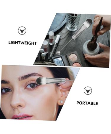 Gogogmee 2 Sets Metal Handle Makeup Brush Brow Brush Eye Shadow Eyeshadow Brush Make up Oblique Head Beaded - Buy Online on SooperMarket.com